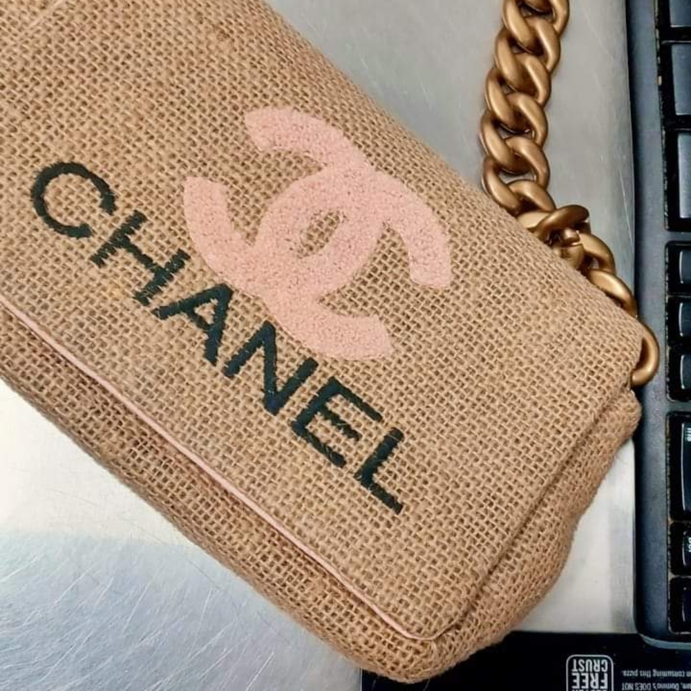 Chanel Tan and Gold Women's Bag